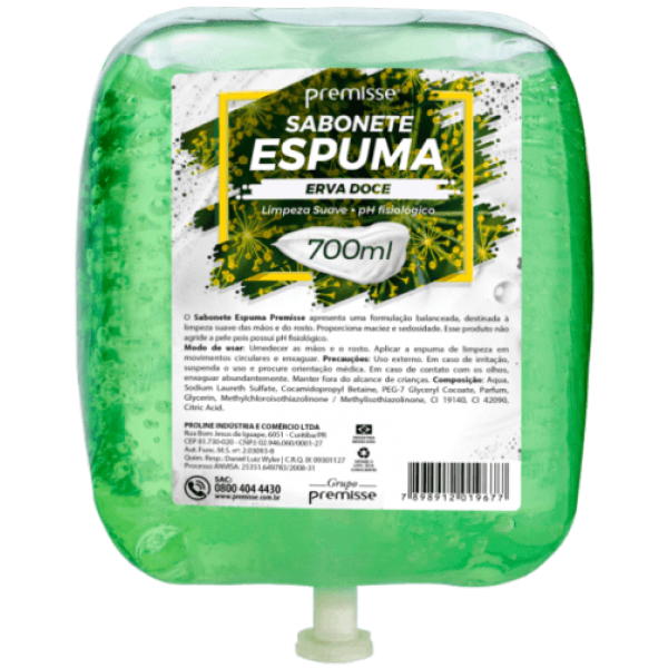 Sabonete Espuma Premisse (Erva Doce) 700ml