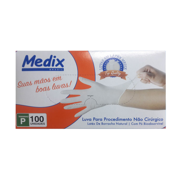 Luva de L&aacute;tex Medix