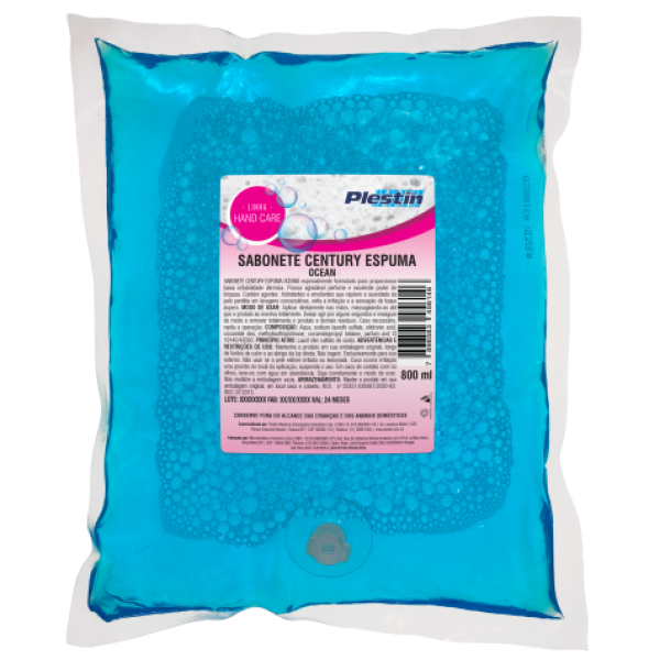 Sabonete L&iacute;quido Plestin (Ocean) 800ml 