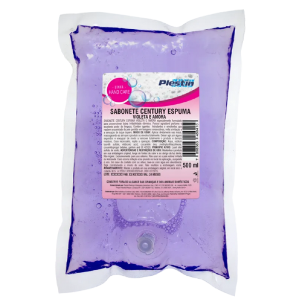 Sabonete Espuma Plestin (Violeta) 500ml 