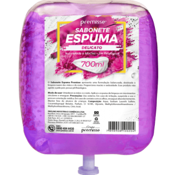 Sabonete Espuma Premisse (Delicato) 700ml