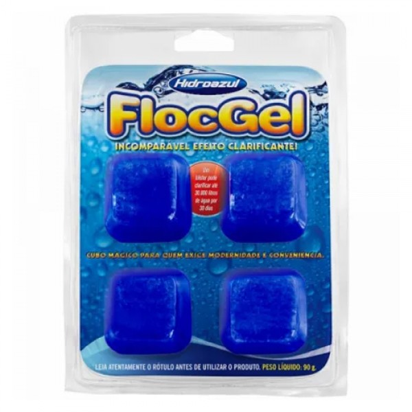 FlocGel 4 Cubos 90g Hidroazul