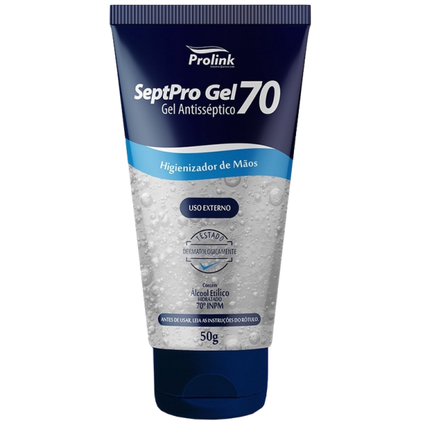 &Aacute;lcool Gel 70&ordm; PROLINK 50g