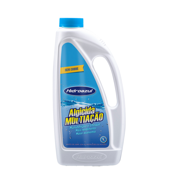 Algicida Multia&ccedil;&atilde;o 1 Litro Hidroazul