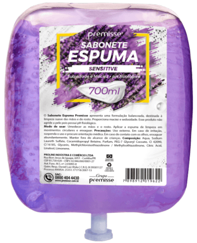 Sabonete Espuma Premisse (Sensitive) 700ml
